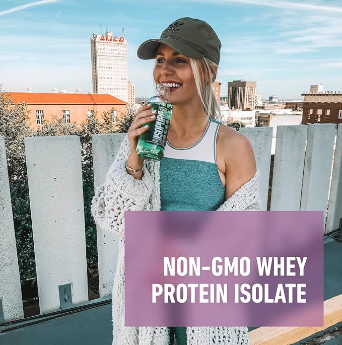 Isopure Zero Carb 32g Protein Ready-to-Drink, Whey Protein Isolate, Grape Frost, 16 Fl Oz (12 Bottles)