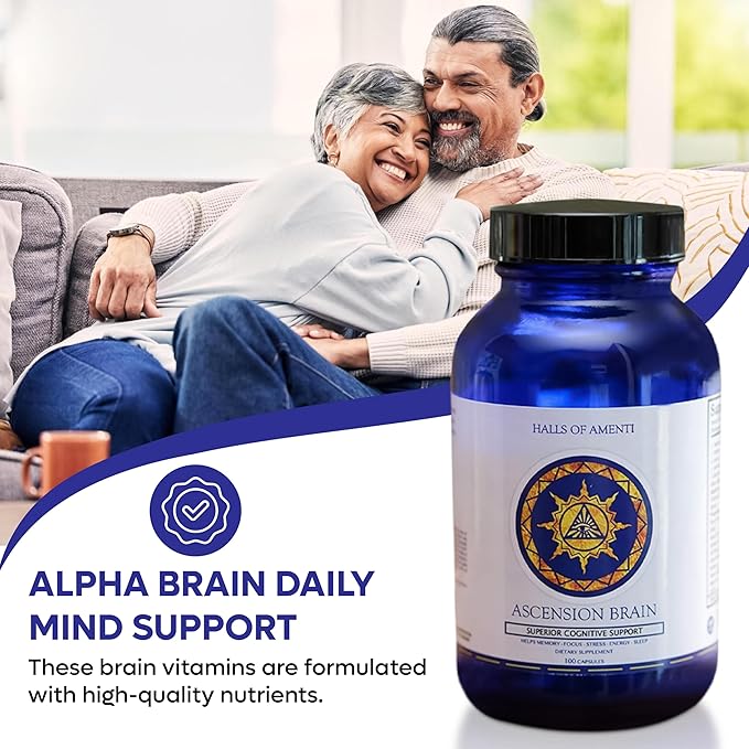 Halls of Amenti - Ascension Brain - Nootropic Supplement (100 Cap)