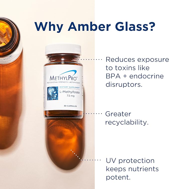 MethylPro Multivitamin + L-Methyfolate 15mg - One Daily Multivitamin + L-Methylfolate Supplement for Brain Health + Energy Support - with Vitamin D3, Vitamin C, Vitamin B Complex + More (30 Capsules)