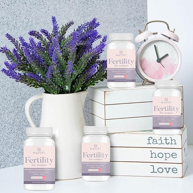 Conception Fertility Prenatal Vitamins Regulate Cycles, Balance Hormones, Aid Ovulation. Conception Multivitamin for Women. Healthier Pregnancy -60 Capsules- Folic Acid, Myo Inositol, Vitex.