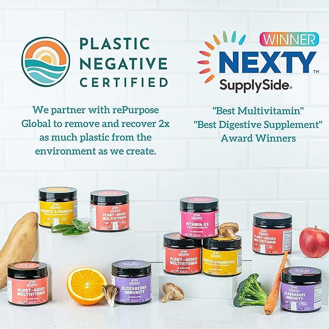 Llama Naturals Real Fruit Gummy Vitamins for Kids, No Added Sugar Cane or Sweeteners, Whole Food Multivitamin, Vegan Toddler Gummies, Plant Based, Organic, Chewable 90 ct (30-60 Days) Cherry