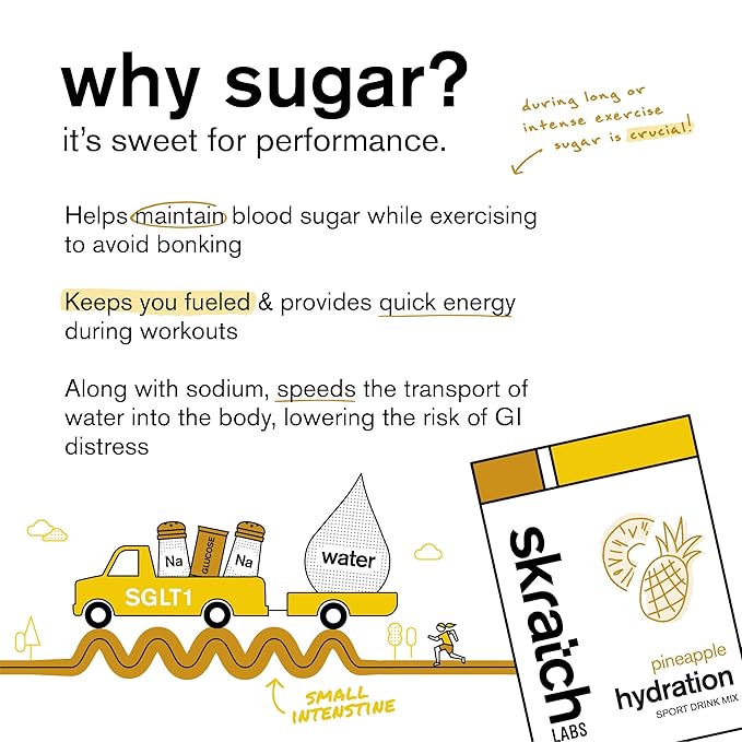 Skratch Labs Hydration Powder | Sport Drink Mix | Electrolytes Powder for Exercise, Endurance, and Performance | Pineapple | 20 Servings | Non-GMO, Vegan, Kosher