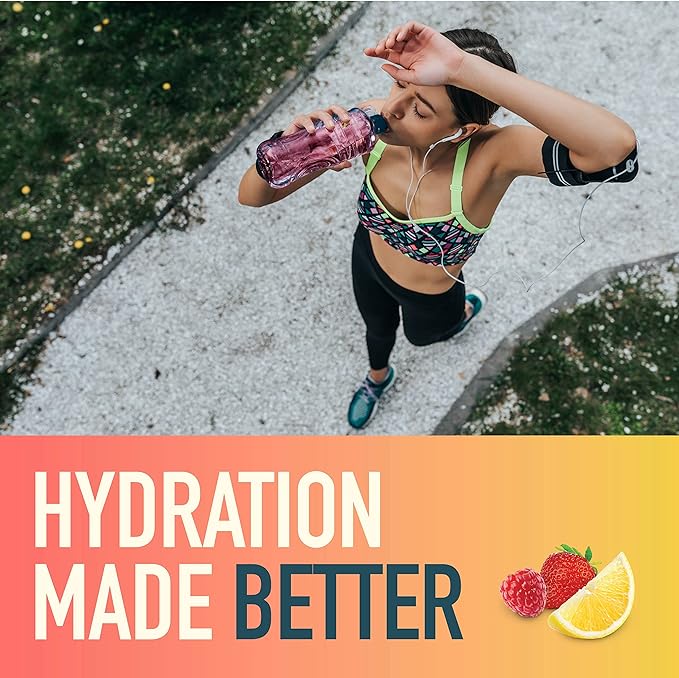 Organika Electrolytes + Enhanced Collagen- Zesty Lemon Berry Flavour- Sugar-Free Hydration + Protein 360 gram - 30 Servings