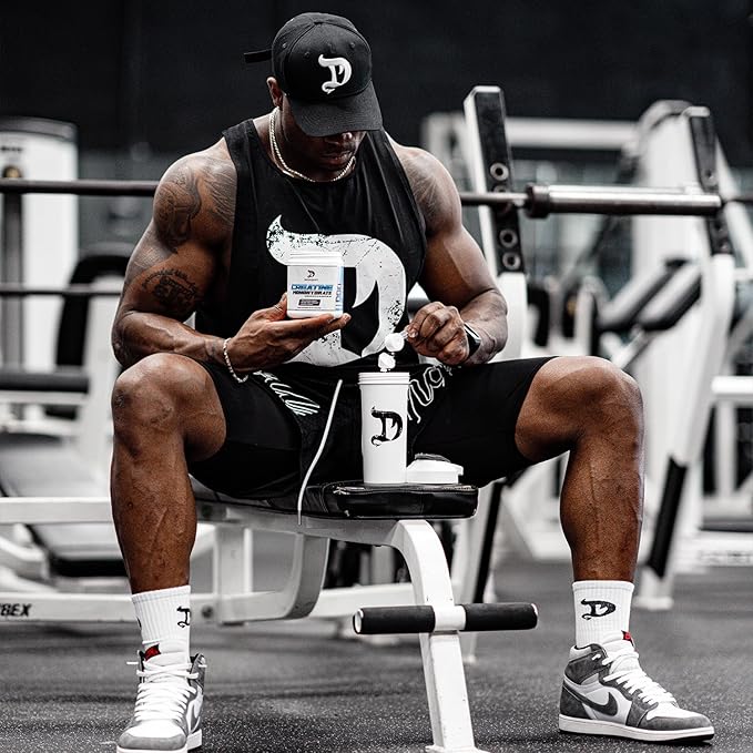 DRAGON PHARMA Creatine Monohydrate, Aid Muscle Recovery, Post-Workout Supplement, Antioxidant Support (60 Servings, Unflavored)