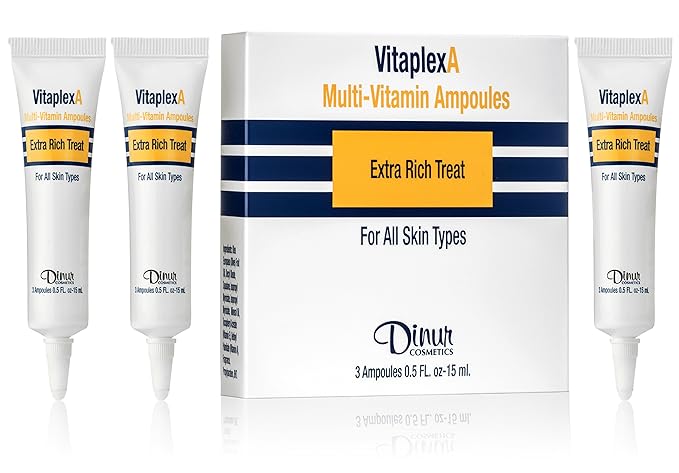 VitaplexA Multi-Vitamin Ampoules Extra Rich Treatment, 3 Ampoules .5 oz. 15 ml.
