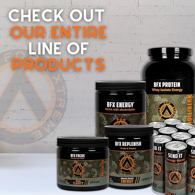 Built For Xtreme Replenish Energy Fruits and Greens Immune Boost, Lemon Lime Flavored Superfood Powder 12.59oz for Total Body Wellness and Immunity Boost