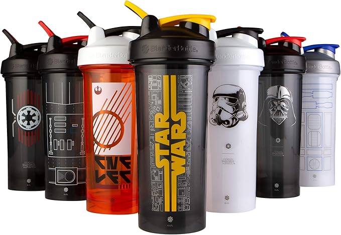 BlenderBottle Star Wars Shaker Bottle Pro Series Perfect for Protein Shakes and Pre Workout, 28-Ounce, Stormtrooper(Pack of 1)