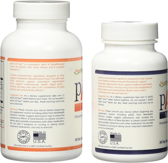 Official PAGG Stack Supplement System - 1 Month as specified in 4 Hour Body