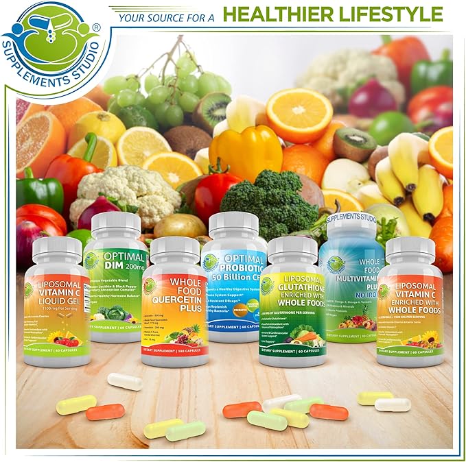 Vegan Whole Food Multivitamin with Iron, Daily Multivitamin for Women and Men, Made with Fruits & Vegetables, B-Complex, Probiotics, Enzymes, CoQ10, Omegas, Turmeric, Non-GMO, 180 Count