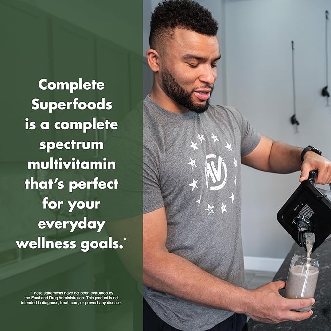 Complete Superfoods, Complete Spectrum Multivitamin, Greens and Reds Blend, Enzymes, Probiotics (Pineapple Strawberry, 30 Stick Packs)