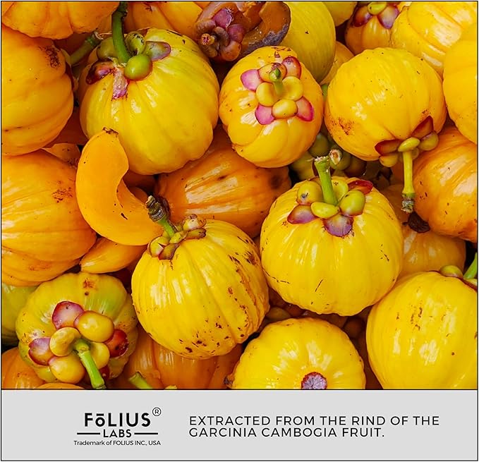 Pure Garcinia Cambogia Extract Supplement 500mg - 100% Natural HCA Extract Concentrated to 60% - Supports Healthy Digestion and Metabolism - 60 Capsules