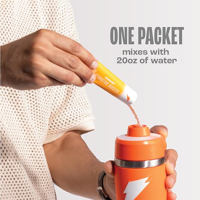 Gatorade Hydration Booster, Strawberry Watermelon, Makes 20 Fl Oz (Pack of 6)