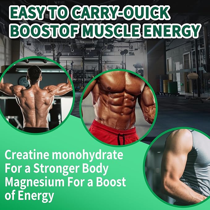 Creatine Monohydrate Gummies 5000mg for Men & Women, Chewables Creatine Monohydrate Supplement(120 Count)- Blueberry Pineapple