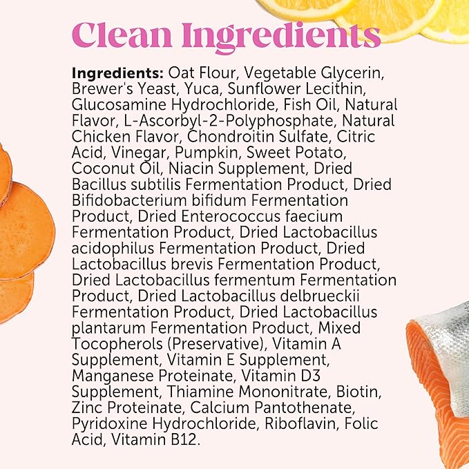 Pet Honesty Multivitamin Dog Supplement, Glucosamine Chondroitin for Dogs, Probiotics, Omega Fish Oil, Dog Supplements & Vitamins, Dog Vitamins for Skin and Coat Allergies, (Chicken 90 ct)