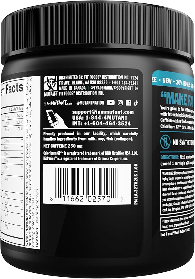 Mutant Killswitch Ultra Thermo | Thermogenic Pre Workout | Ice 162g