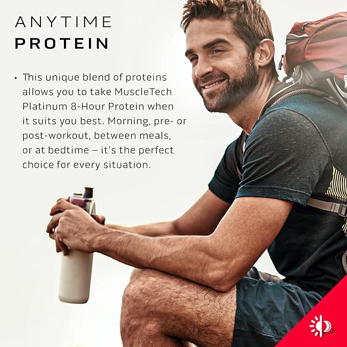 MuscleTech Phase8 Protein Powder | Whey & Casein Protein Powder | Slow Release 8-Hour Protein | Muscle Builder for Men & Women | Protein Powder for Muscle Gain | Vanilla, 4.58lbs