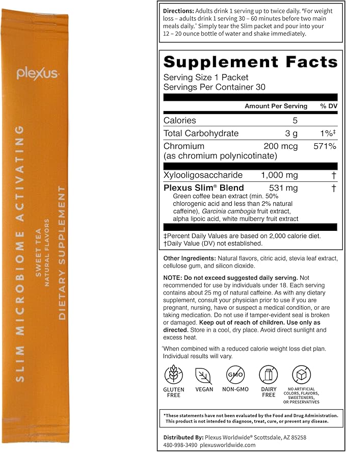 Plexus Slim Microbiome Activating Sweet Tea