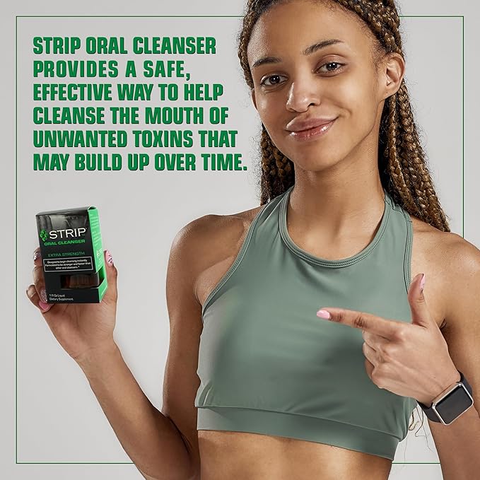 Strip Detox Oral Cleanser Extra Strength Instant Cleansing -Potent Deep System Cleanser - Formulated to Be Stronger & Faster Than Other Oral Cleansers (1 oz)