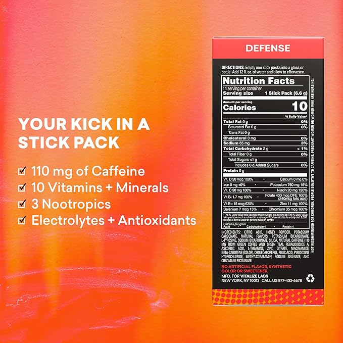 EBOOST Energy Drink Powder, Super Fuel - Orange Mango, 14 Packets - Pre-Workout Powder Energy Drink Mix - Natural Energy, L-Tyrosine, L-Theanine & Vitamins - Preworkout for Women & Men to Go