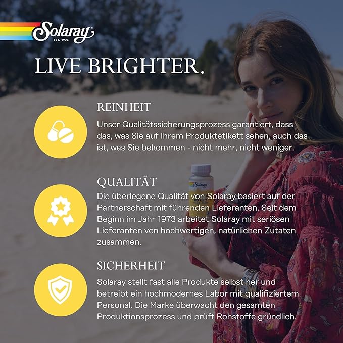 SOLARAY C Two-Stage Timed Release Supplement, 1000mg, 250 Count