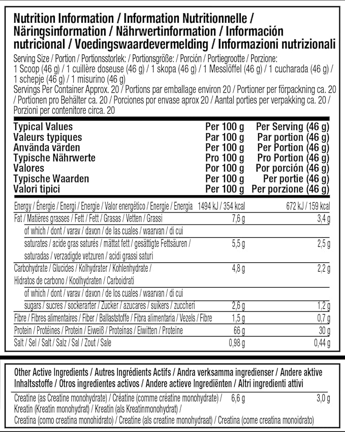 Muscletech Whey Protein Powder (Milk Chocolate, 2.2 Pound) - Nitro-Tech Muscle Building Formula with Whey Protein Isolate & Peptides - 30g of Protein, 3g of Creatine & 6.6g of BCAA