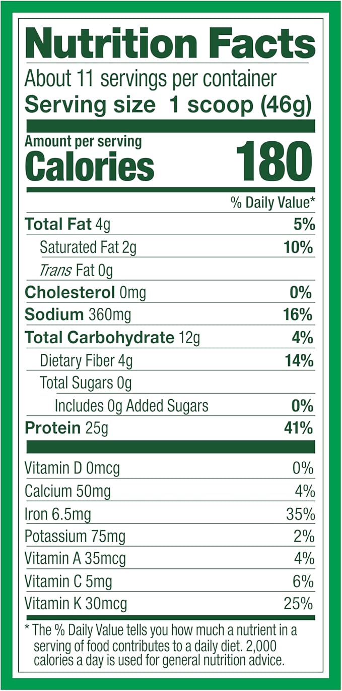 Vega Protein and Greens Protein Powder Mixed Berry (11 Servings) 25g Plant Based Protein Plus Veggies, Vegan, Non-GMO, Pea Protein for Women and Men, 1.2lbs