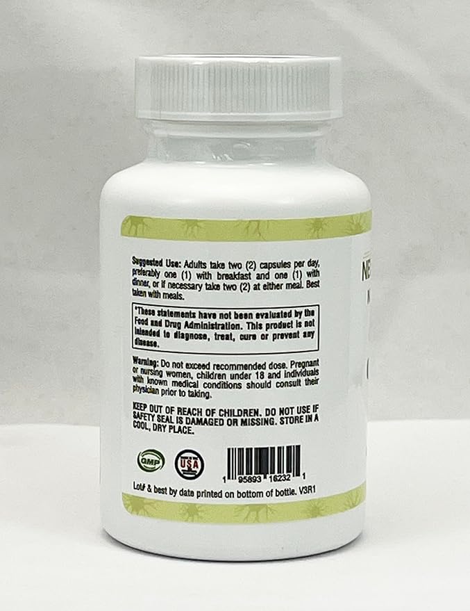 Nerve Support Formula for Neuropathy - Your Nerve Supplement with B Vitamins and Alpha Lipoic Acid - Rapid Absorption - 360 Capsules