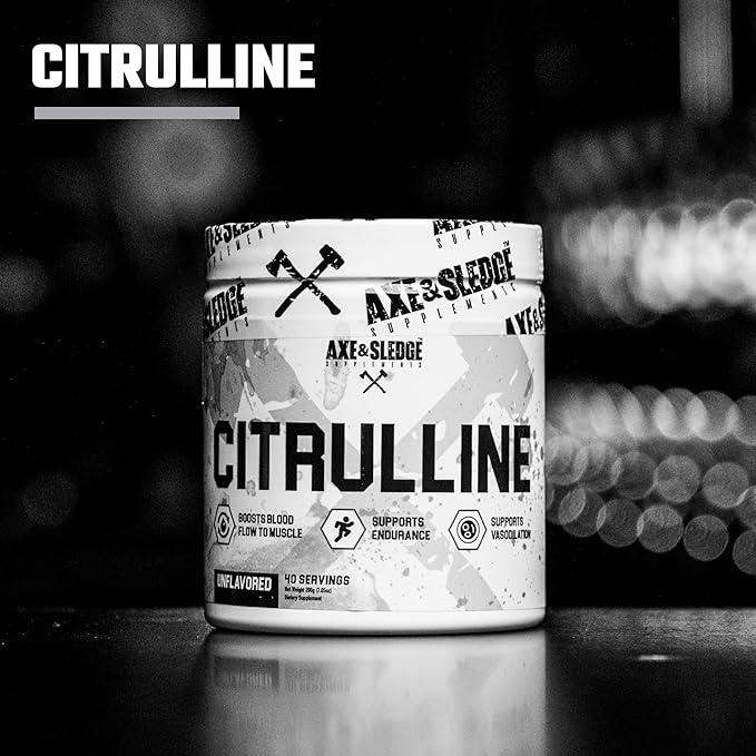 Axe & Sledge Basics Citrulline Unflavored, 40 Servings