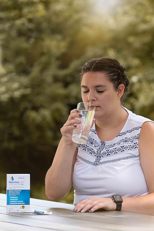 NormaLyte Oral Rehydration Salts-Helps dietary management of POTS Syndrome symptoms- 1 Pouches -30 Sticks (Yields 500mL per Pack)-Orange| Energy Supplements, Potassium Supplement, Dehydration Recovery