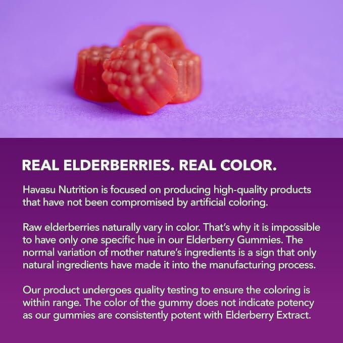 Sambucus Elderberry Gummies For Adults - Immune Support Gummies with Elderberry, Vitamin C and Zinc - Sambucus Elderberry Immune Support with Elderberry Extract - Berry-Flavored Gummies - Month Supply