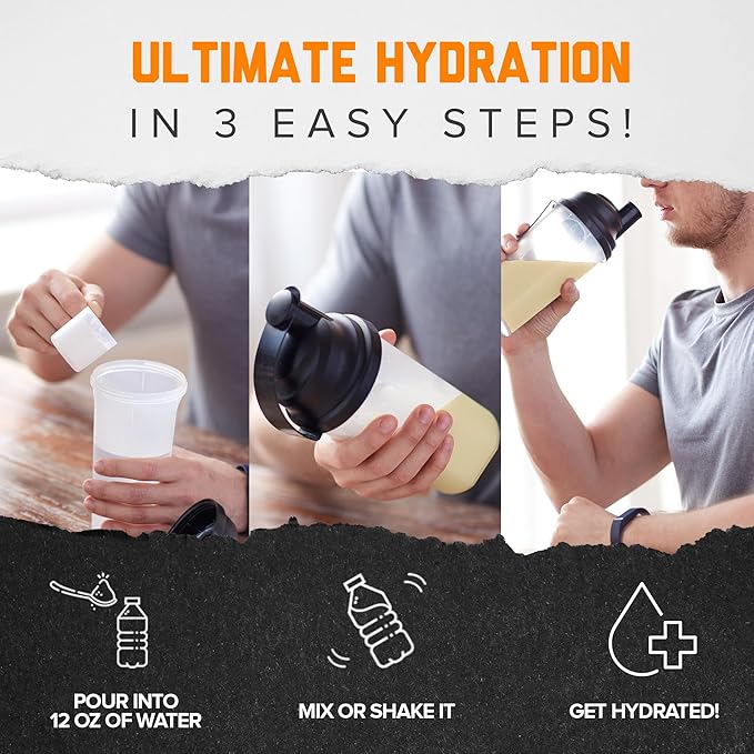 HRDWRK Electrolytes Powder with Magnesium, Potassium - Sugar Free Electrolytes Boost Endurance and Reduce Fatigue with This Electrolytes Supplement - Maximum Hydration - Keto Friendly