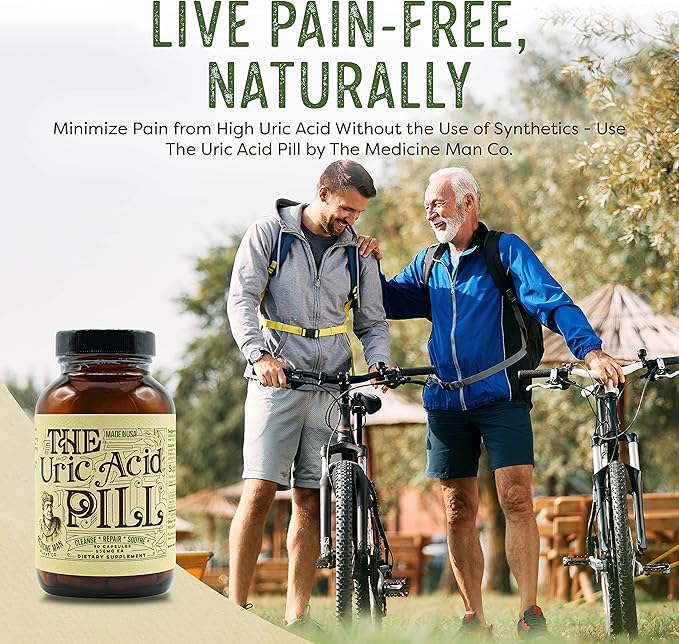 The Uric Acid Pill 90 Capsules - Uric Acid Supplement with Tart Cherry Extract, Celery Seeds, and Burdock Root - Uric Acid Support Supplement containing Non-GMO and Herbal Ingredients