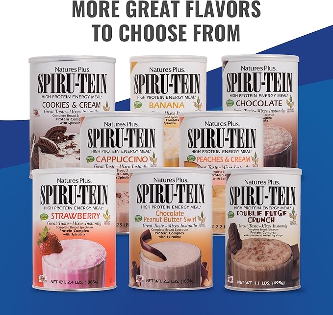 Natures Plus Spirutein Strawberry (8 Packets)