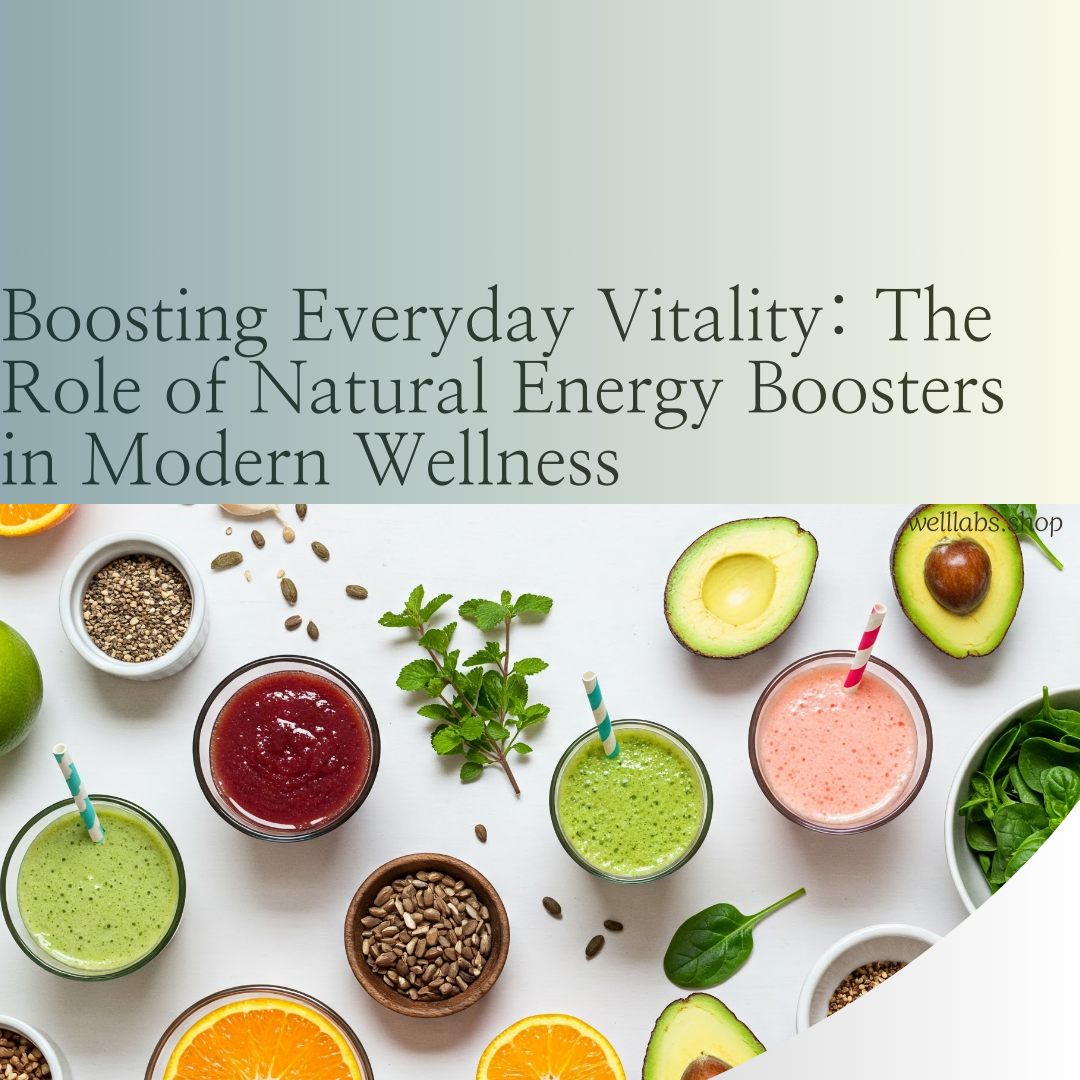 Boosting Everyday Vitality: The Role of Natural Energy Boosters in Modern Wellness