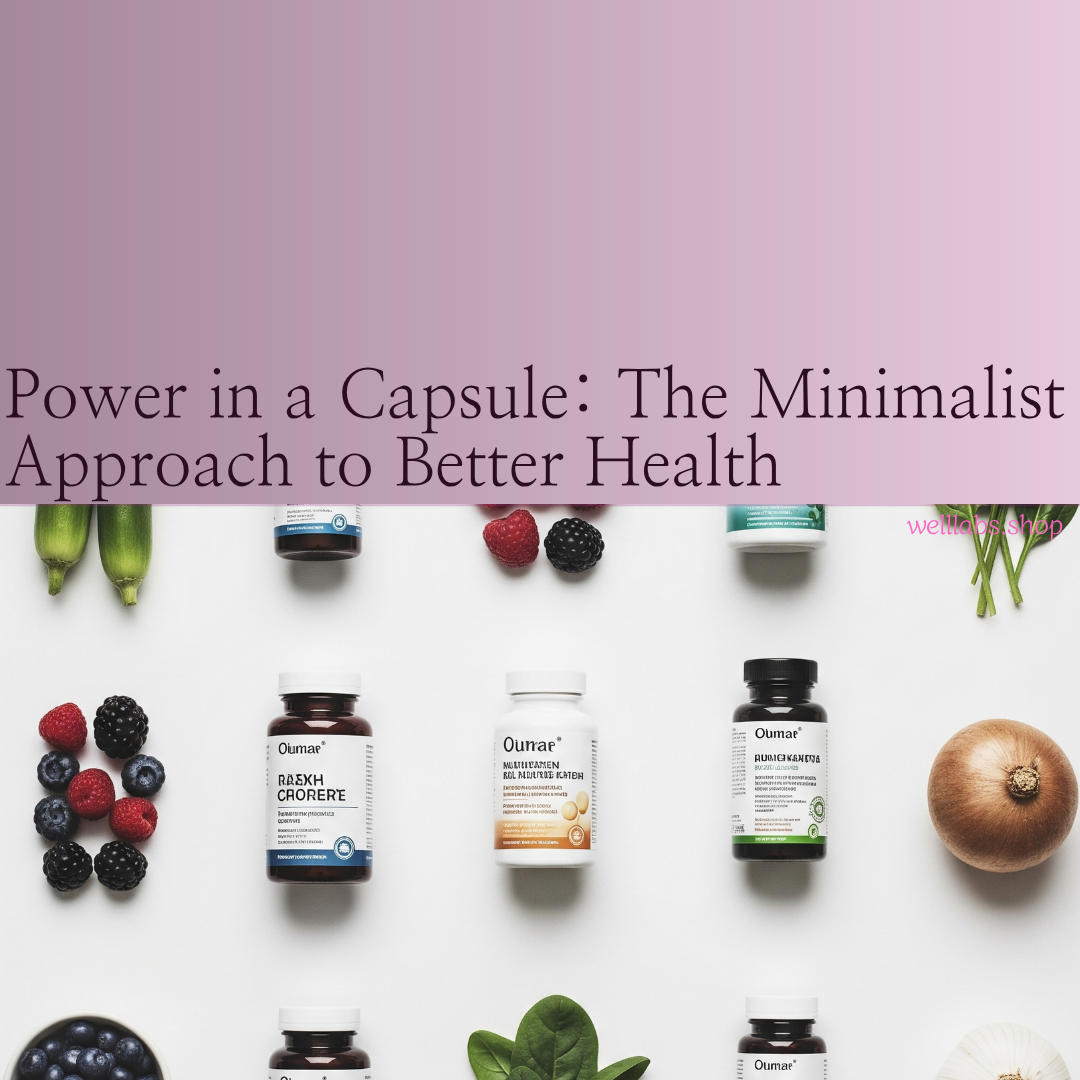 Power in a Capsule: The Minimalist Approach to Better Health