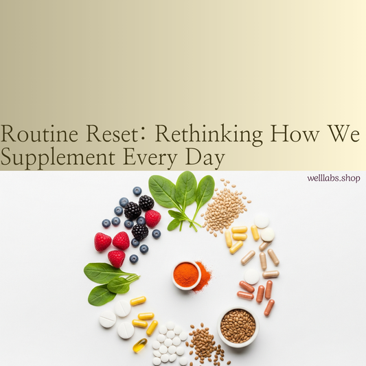 Routine Reset: Rethinking How We Supplement Every Day