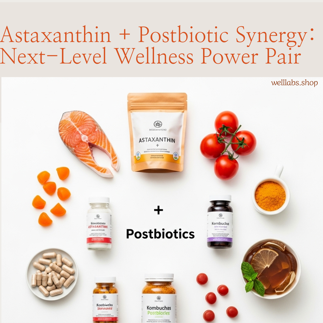 Astaxanthin + Postbiotic Synergy: Next-Level Wellness Power Pair