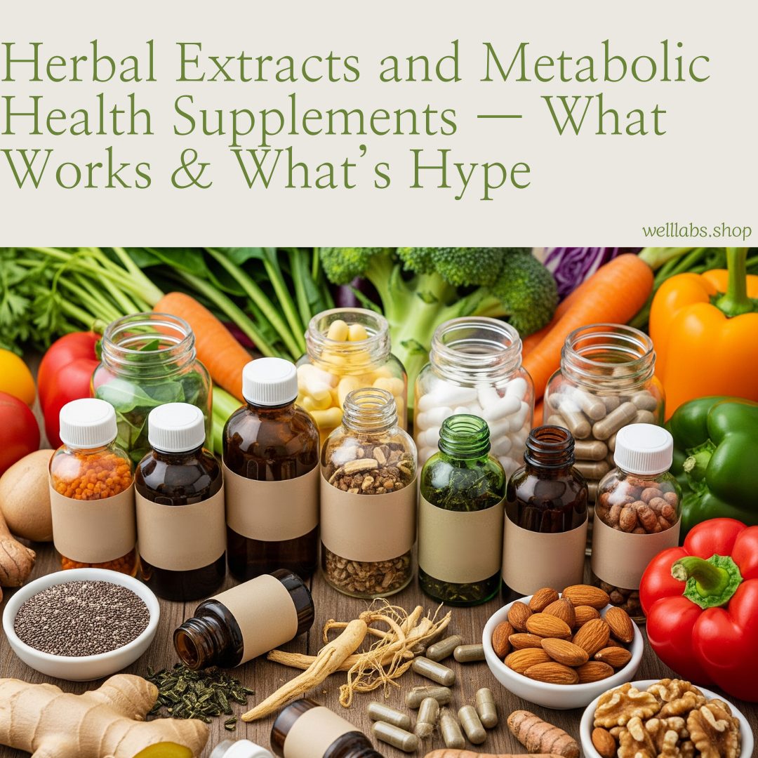 Herbal Extracts and Metabolic Health Supplements — What Works & What’s Hype