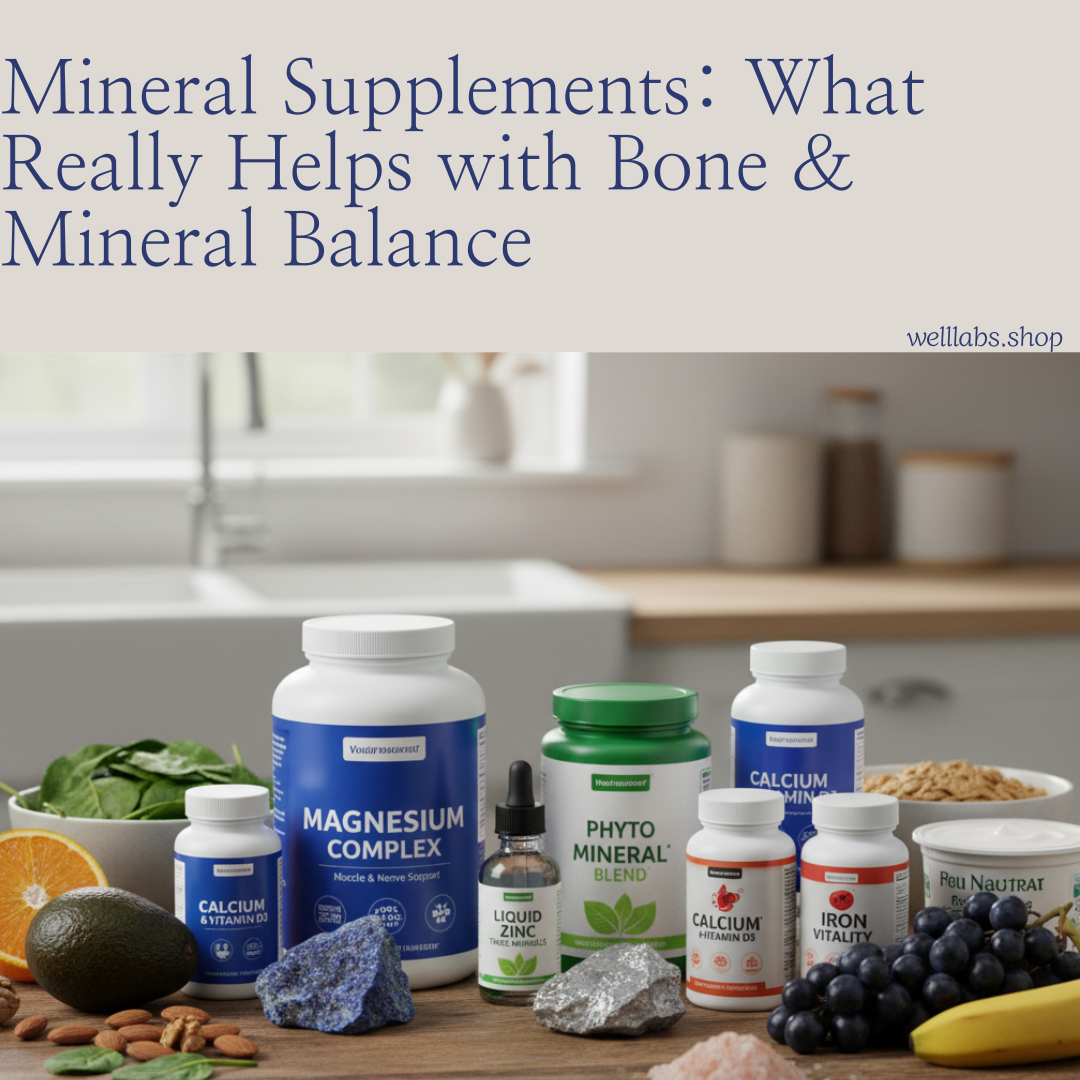 Mineral Supplements: What Really Helps with Bone & Mineral Balance