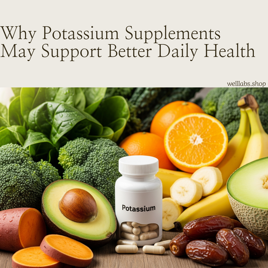 Why Potassium Supplements May Support Better Daily Health