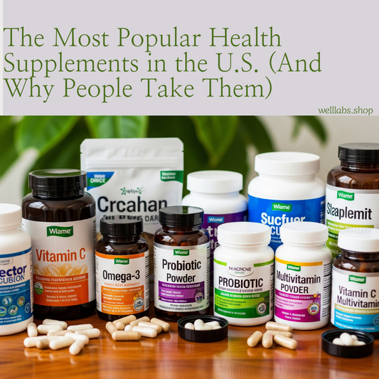 The Most Popular Health Supplements in the U.S. (And Why People Take Them)