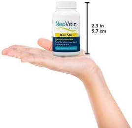 Men's 50+ Multivitamin/Multimineral with Vitamin B, Vitamin D, Calcium, Vitamin D, L-Carnitine, Asian Ginseng Root Powder, Green Tea Leaf Extract, Turmeric Root Extract