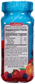 VitaFusion, Fiber Well Gummies, Fiber Supplement, Assorted Flavors - 90 gummies, Pack of 4