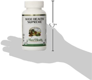 Maxi Health Supreme - High Potency Multivitamin & Mineral Supplement - 120 Tablets - Kosher