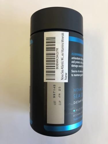 Sea Cucumber Supplement, Wild Caught Sea Cucumber Capsules with Fucosylated Chondroitin Vitamins Mineral — Natural Antioxidant Supplement for Elderly Adult Child (Pack of 12)