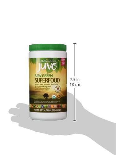 Juvo Raw Green Superfood, 12.7 Ounce, 60 servings, Vegan, Gluten Free, Non-GMO, Kosher
