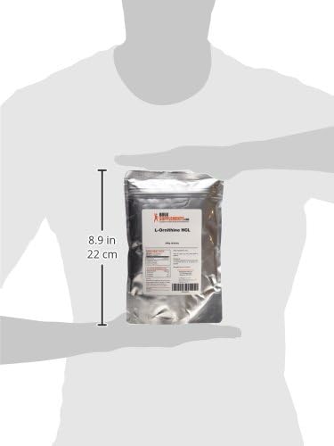 BulkSupplements.com L-Ornithine HCl Powder - L-Ornithine Hydrochloride, Ornithine Supplement - Amino Acids Supplement, Gluten Free, 1000mg per Serving, 250g (8.8 oz) (Pack of 1)