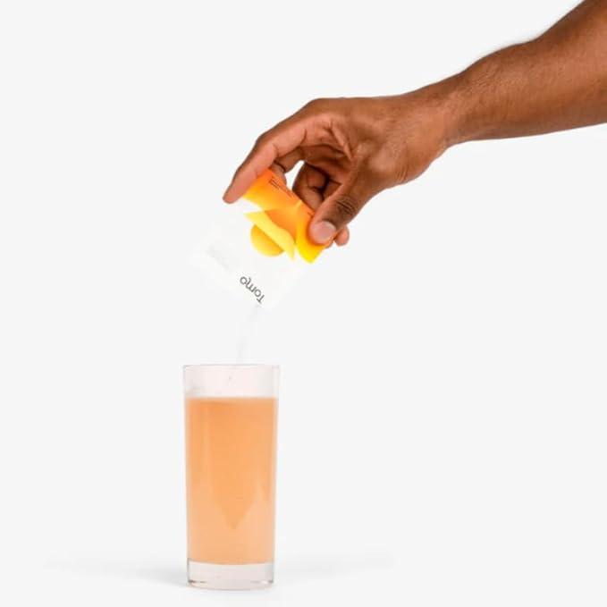 Tomo Post Celebration Relief Hydration Powder | Recover with Electrolytes, DHM, and B12 | DHM Supplement and Travel Essential Dehydration Aid