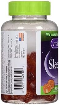 Vitafusion Sleep Well Melatonin Gummies Sugar Free, 60 Each (3 Pack)