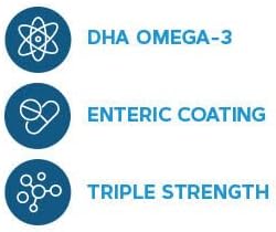 GNC Triple Strength DHA 1000 Mini, 90 Mini Softgels, for Join, Skin, Eye, and Heart Health